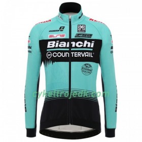 Cykeltrøje Langærmet 2018 Bianchi Countervail N001 Langærmet